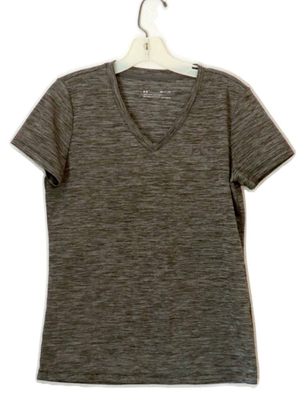 Grey loose Under Armour Heatgear v-neck top